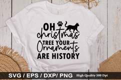 Christmas Cat SVG Bundle - Christmas T-shirt Design Product Image 5