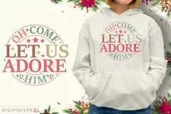 Christmas Christian SVG PNG T-shirt Design Product Image 1