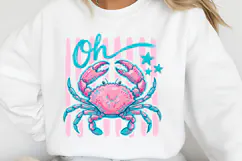 Oh Crab PNG, Funny Coastal Crab PNG Product Image 2
