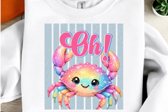Oh Crab Summer PNG Product Image 1
