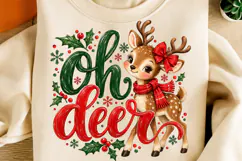 OH DEER Christmas PNG Product Image 2