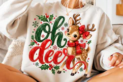 OH DEER Christmas PNG Product Image 3