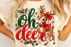 OH DEER Christmas PNG Product Image 4