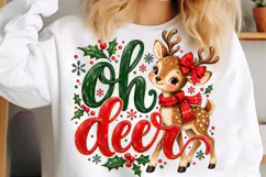 OH DEER Christmas PNG Product Image 5