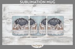3D Quote Oh Deer, It&#039; s Christmas Mug Wrap Sublimation Product Image 1