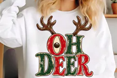 Oh Deer Retro Christmas PNG Product Image 5