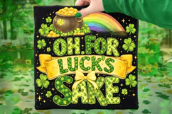 Oh For Luck's Sake PNG, St Patrick's Day PNG, Lucky PNG Product Image 7