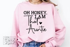 Oh Honey I Am That Auntie SVG - Auntie Era - Funny Auntie Product Image 3