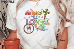 Oh How He Loves us Png Sublimation Product Image 2