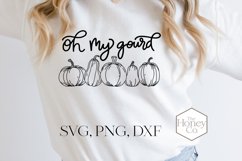 Hey Pumpkin SVG | Oh My Gourd SVG | Fall Autumn SVG Product Image 2