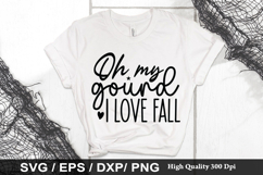 Oh my gourd i love fall SVG - Pumpkin Design Product Image 1