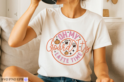 Oh My Gourd It’s Latte Time SVG Halloween Quotes PNG Design Product Image 3