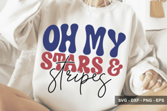 Oh My Stars And Stripes - 4th Of July Design Product Image 1