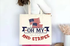 Oh my stars & stripes SVG , Fourth Of July SVG Product Image 2