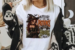 Oh Please My Patience Left Hours Ago Witch PNG Design Product Image 2