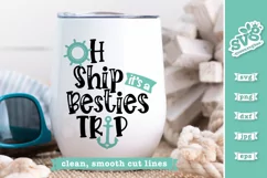 Oh Ship it's a Besties Trip SVG | Girls Trip SVG Product Image 2