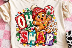 Oh Snap Gingerbread Funny Broken Gingerbread Man Christmas P Product Image 1