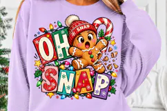 Oh Snap Gingerbread Funny Broken Gingerbread Man Christmas P Product Image 5