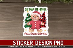 Oh snap im fragile Stickers PNG Product Image 1