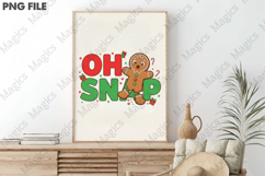 Oh Snap PNG, Christmas Gingerbread Png Product Image 3