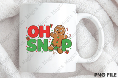 Oh Snap PNG, Christmas Gingerbread Png Product Image 4