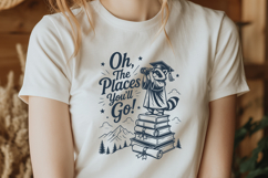 Oh The Places You'll Go SVG - Funny Raccoon Graduation PNG Product Image 2