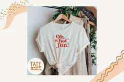 Oh what fun! SVG cut file - Retro Jingle Bells Christmas svg Product Image 2