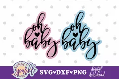 Oh Baby Cake topper | Baby Shower | Gender Reveal Cake Product Image 2