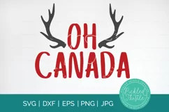 Oh Canada SVG - Canada Day SVG, Canadian T-Shirt SVG Product Image 1