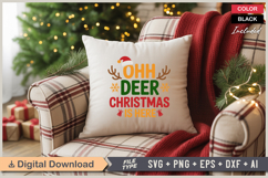Ohh Deer Christmas Is Here SVG | Christmas SVG | Holiday SVG Product Image 4