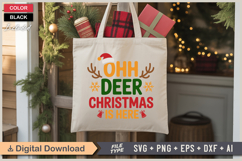 Ohh Deer Christmas Is Here SVG | Christmas SVG | Holiday SVG Product Image 5