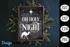 Christmas O Holy Night SVG | Christmas SVG Product Image 1