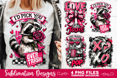 Sarcastic Valentine PNG Funny Sublimation 4 Designs Product Image 1