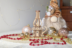Oil Lamp Fairy House - Laser Cutting Template, SVF File Product Image 10