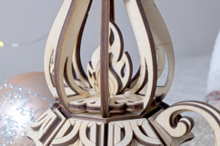 Oil Lamp Fairy House - Laser Cutting Template, SVF File Product Image 5
