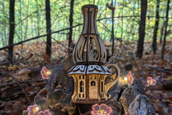 Oil Lamp Fairy House - Laser Cutting Template, SVF File Product Image 7