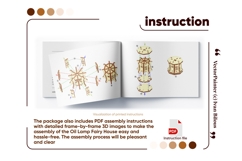 Oil Lamp Fairy House - Laser Cutting Template, SVF File Product Image 9