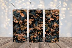 Oil Painted Gold Flowers- 20oz Sublimation - PNG Design Product Image 1