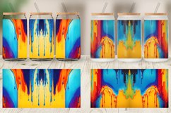 Glass Can Wraps Oil Painting Dripping Product Image 2