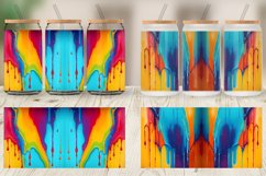 Glass Can Wraps Oil Painting Dripping Product Image 3