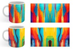 Oil Painting Dripping Mug sublimation design Product Image 3
