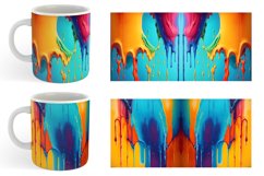 Oil Painting Dripping Mug sublimation design Product Image 4