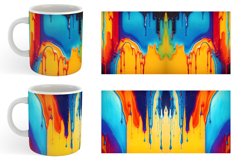 Oil Painting Dripping Mug sublimation design Product Image 6