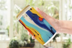Glass Can Wraps Oil Painting Dripping Product Image 6