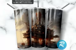 20 oz skinny tumbler,sublimation graphic,mug wrap gift,fathers day gift,oilfield oil rig,platform oiler,driller drilling,gas company,made in usa flag,american flag,digital tumbler wrap,oil drip watercolor,alcohol ink tumbler,clipart