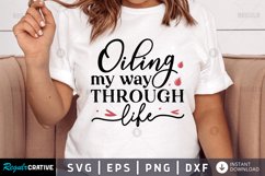 Oiling my way SVG, Essentialy Oils SVG Design Product Image 1