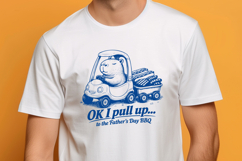 Fathers Day SVG PNG, OK I Pull Up To The Father’s Day BBQ Product Image 3