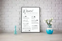 Welcome Sign for Airbnb Hosts Product Image 2