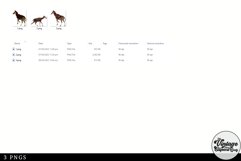 Okapi Vintage Animal illustration Clip Art, Clipart Product Image 2