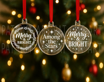 Christmas Ornament Svg, Christmas Svg, Christmas Glowforge Product Image 15